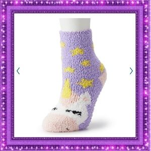 Fluffy Unicorn Womens Socks
